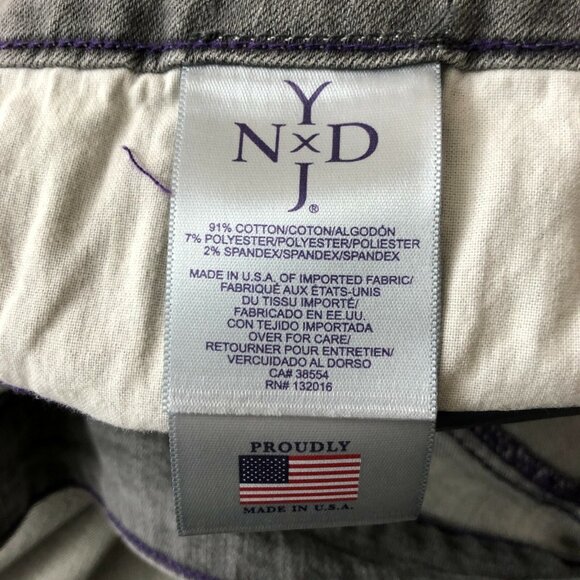 NYDJ Not Your Daughters Jeans Marilyn Straight Leg Slimming Stretch Gray 22W - Picture 5 of 8